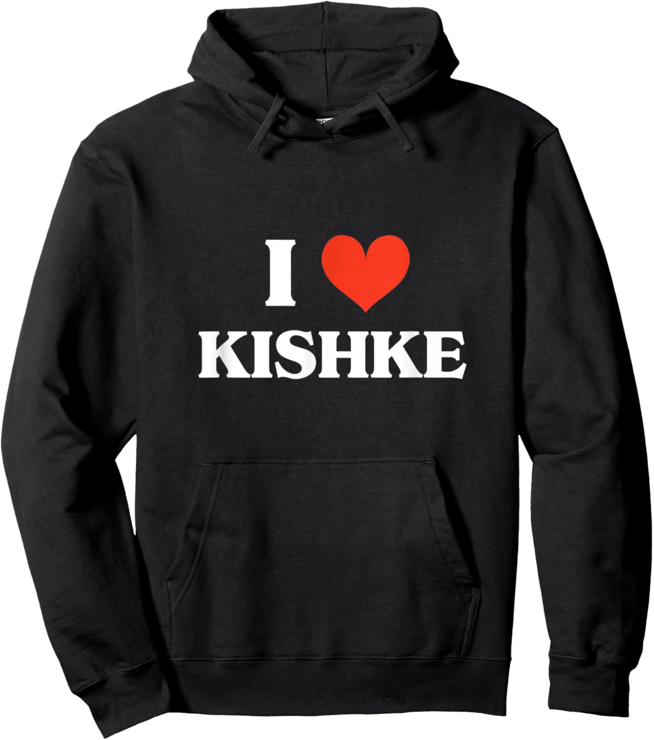 I Love Kishke Jewish Food Cholent And Kugel Shabbat Shalom Hoodie - Hoodie | Black
