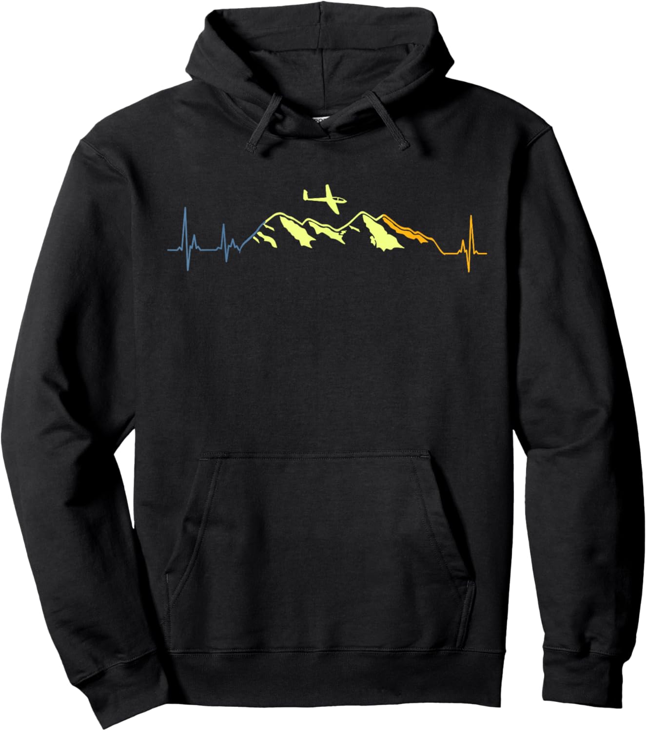 Glider pilots hobby pilot Glider Glider Hoodie - Hoodie | Black