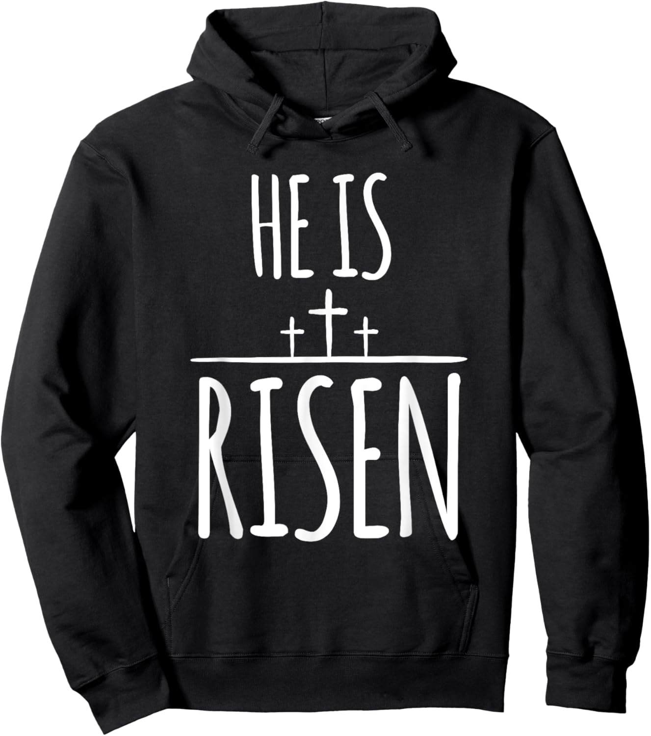 Christian Easter Shirt for Faith Believers He Is Risen Hoodie - Hoodie | Black