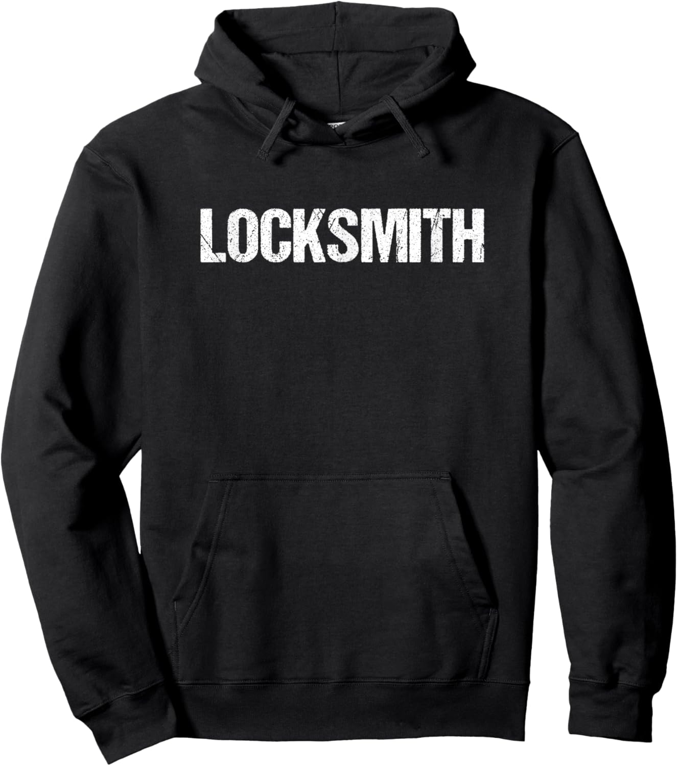 Locksmith Simple Title Hoodie - Hoodie | Black