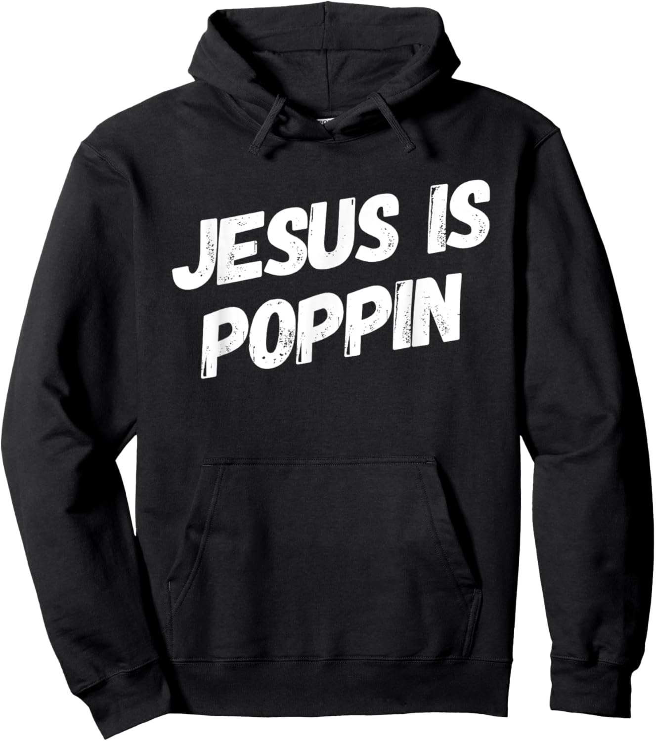 Jesus Is Poppin - Funny Christian Jesus Lover Faith Lord Hoodie - Hoodie | Black