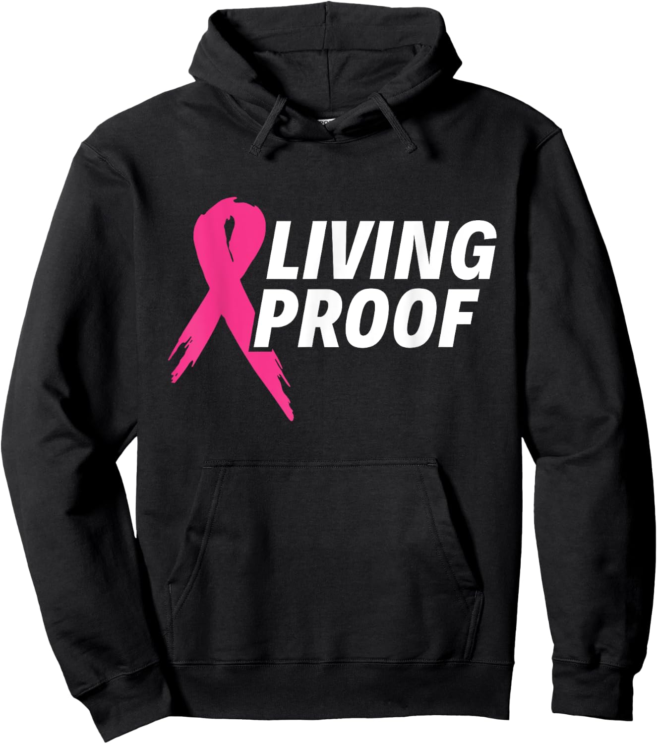 Living Proof - Breast Cancer Awareness Hoodie - Hoodie | Black