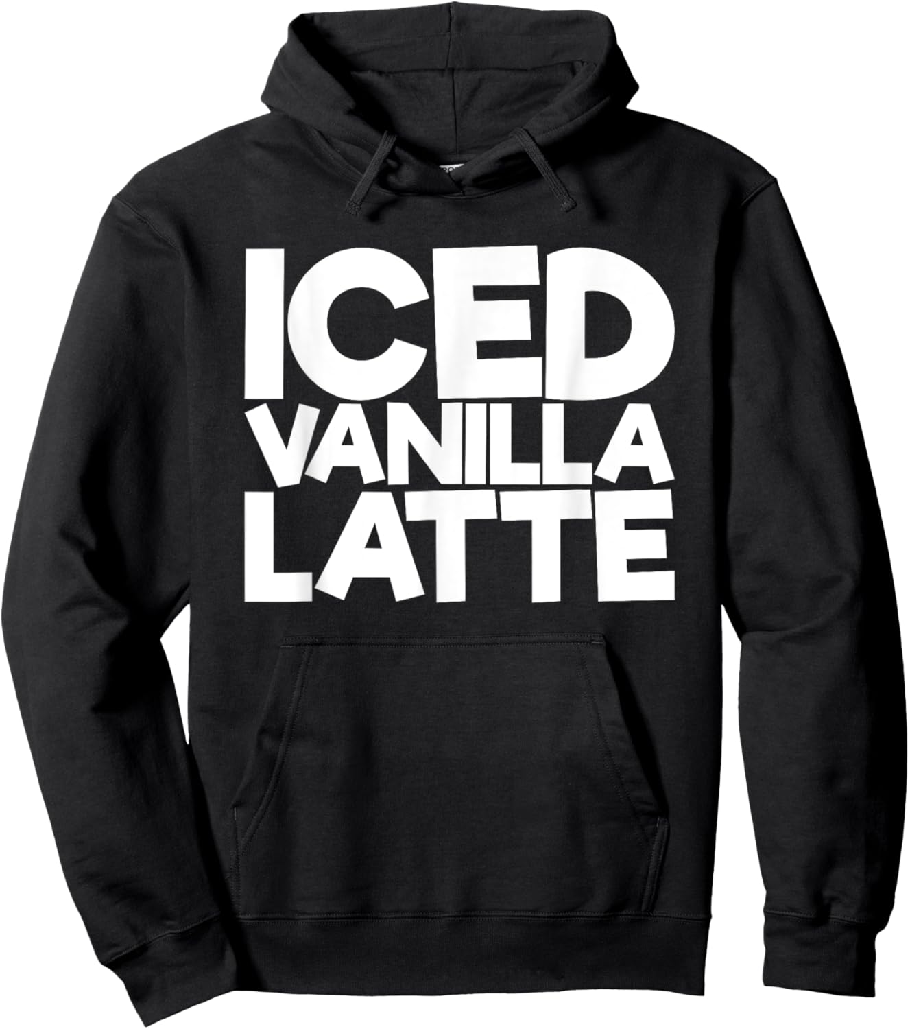 Iced Vanilla Latte Hoodie - Hoodie | Black