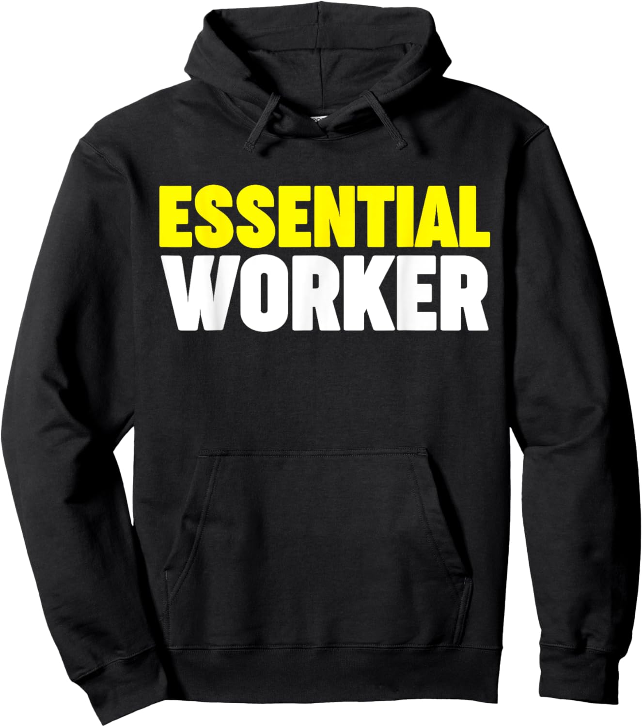 Essential Worker Hoodie - Hoodie | Black