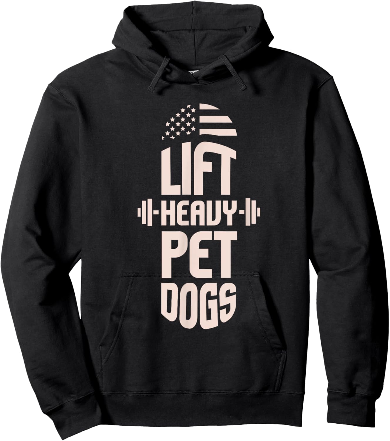 Gym I Fitness I Weightlifters I Lift Heavy Pet Dogs Hoodie - Hoodie | Black