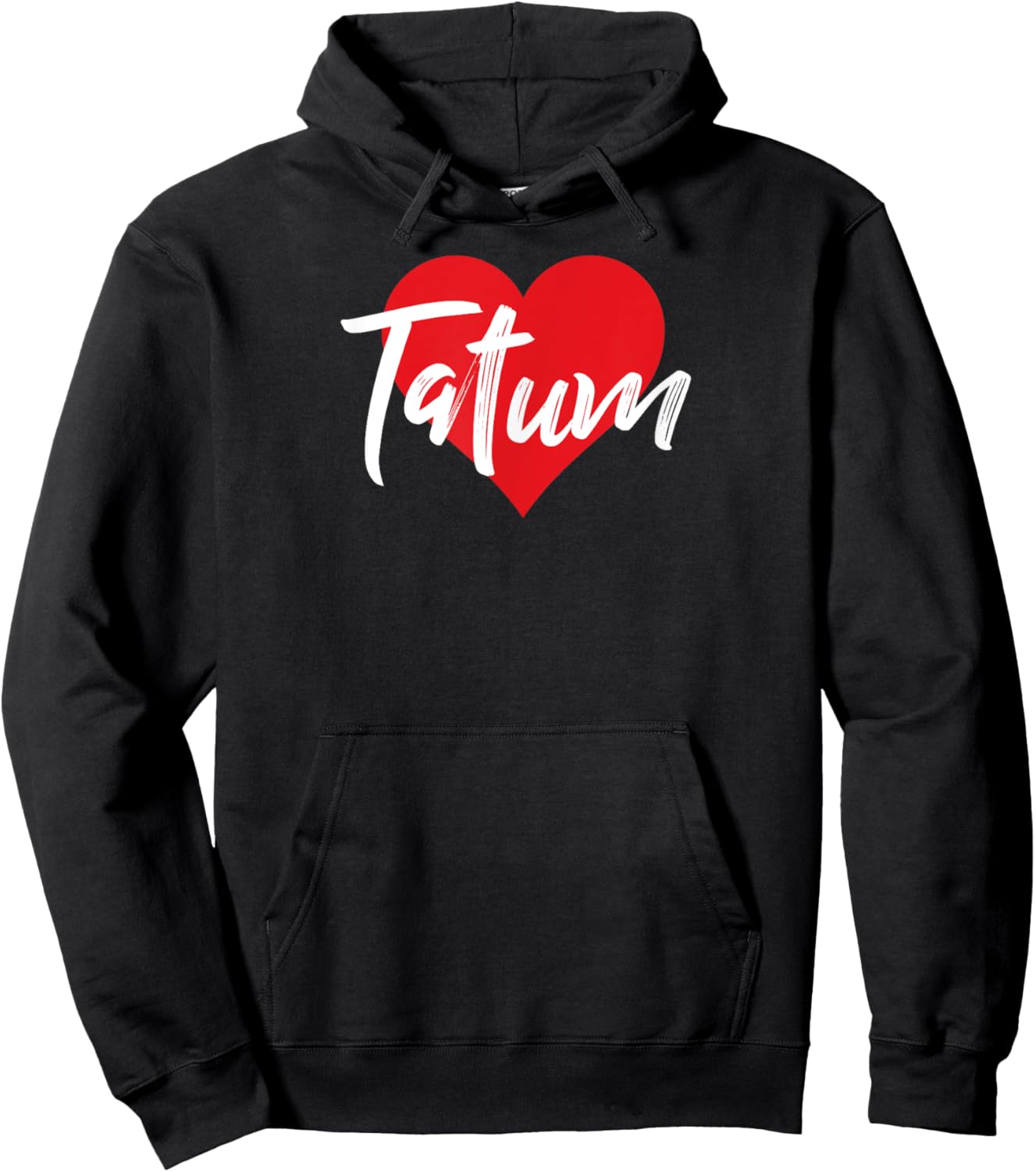 I Love Tatum First Name I Heart Named Hoodie - Hoodie | Black