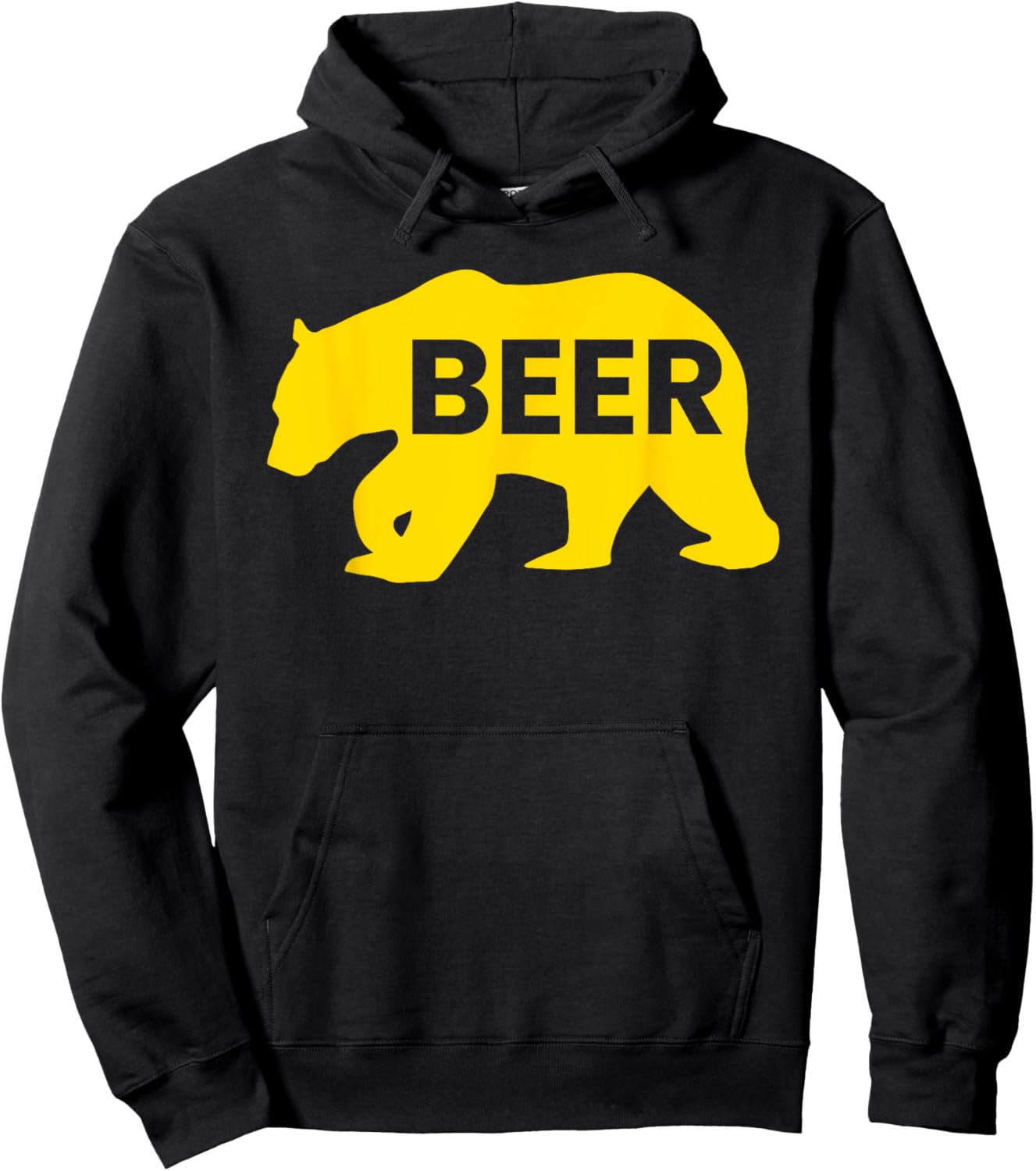 Beer Beers, Day, Alcoholic, Bears, Wild, Wildlife Beer Hoodie - Hoodie | Black