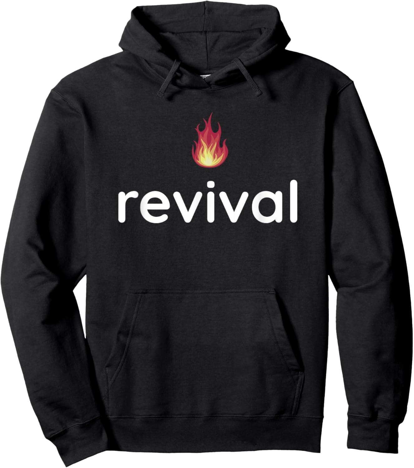 Revival Fire Jesus Christ Born Again Christian Church Bible Hoodie - Hoodie | Black