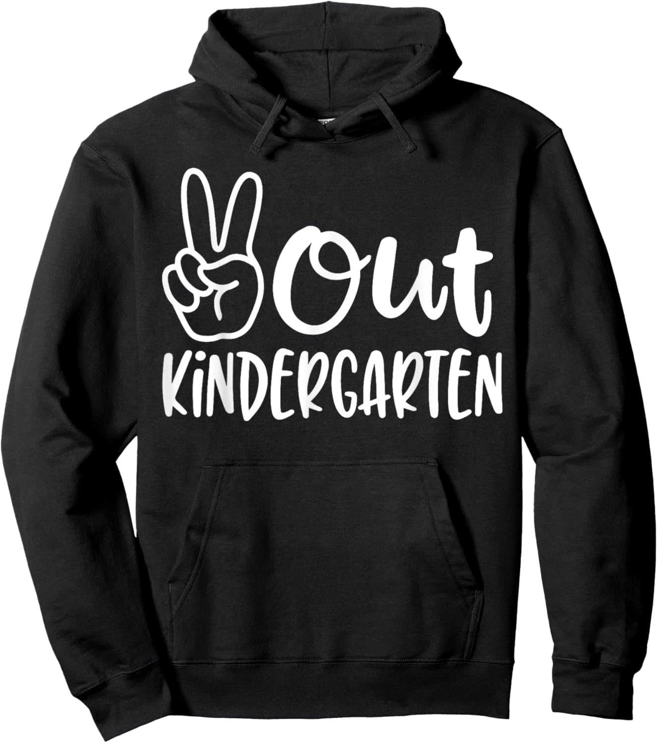 Last Day of School Peace Out Kindergarten Teacher Kids Women Hoodie - Hoodie | Black