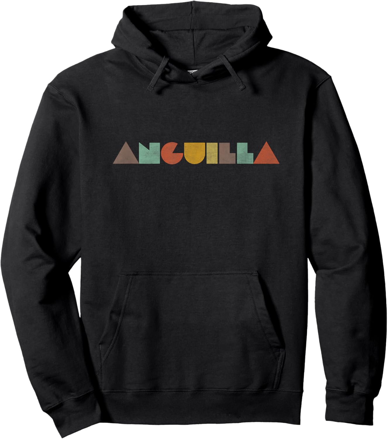 Anguilla Vintage Hoodie - Hoodie | Black