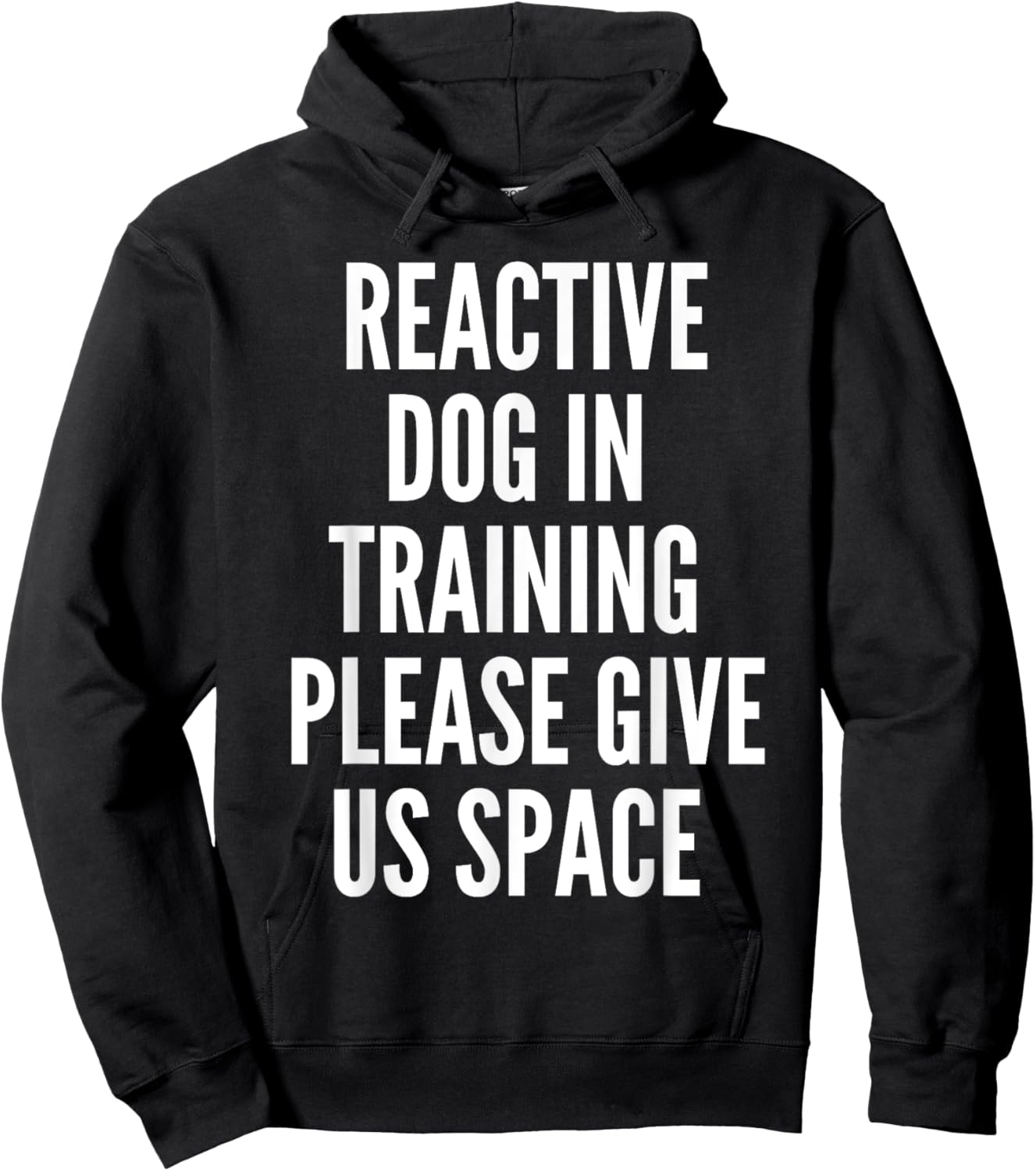 Nervous Dog Reactive Dog Owner Training Apparel -Adults Black Short Sleeve Dog Pattern Hoodie - Hoodie | Black