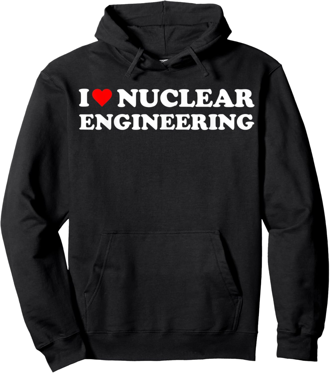 I heart Nuclear Engineering I love Nuclear Engineer Hoodie - Hoodie | Black