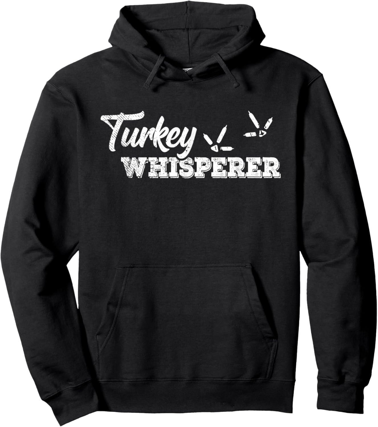 Turkey Whisperer Funny Farm And Animal Lover Retro Hoodie - Hoodie | Black