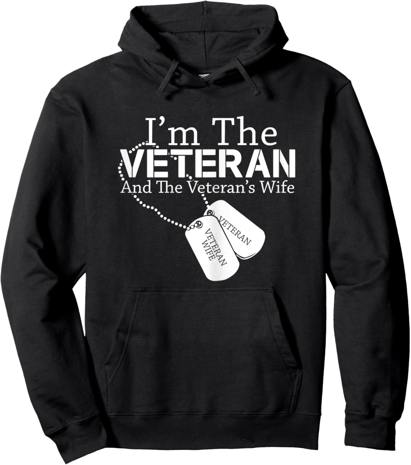 I Am The Veteran Veterans Day US Military Patriotic Hoodie - Hoodie | Black