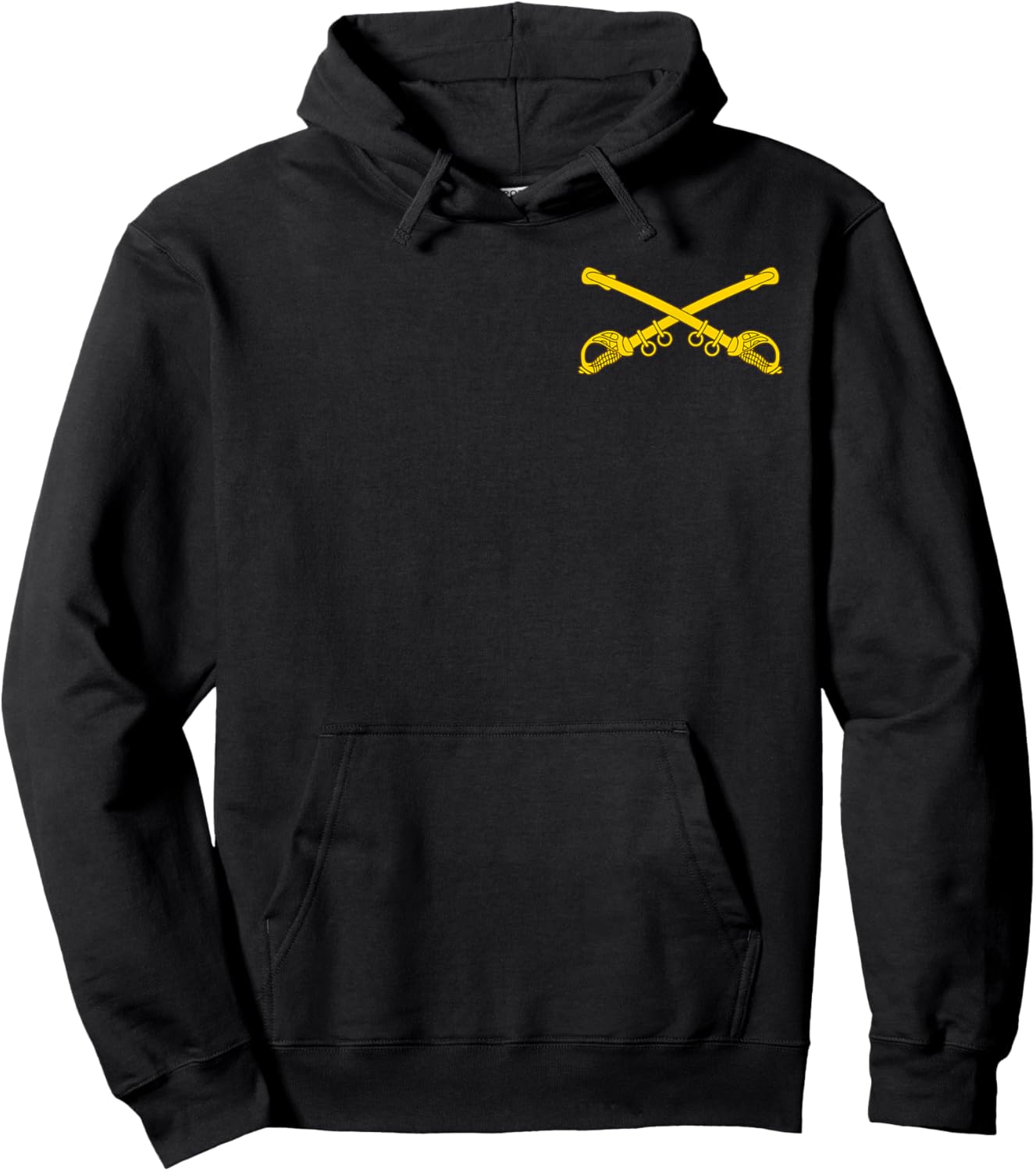 US Army Cavalry Branch - CAV Scout 19Delta - 19D OD Green Hoodie - Hoodie | Black