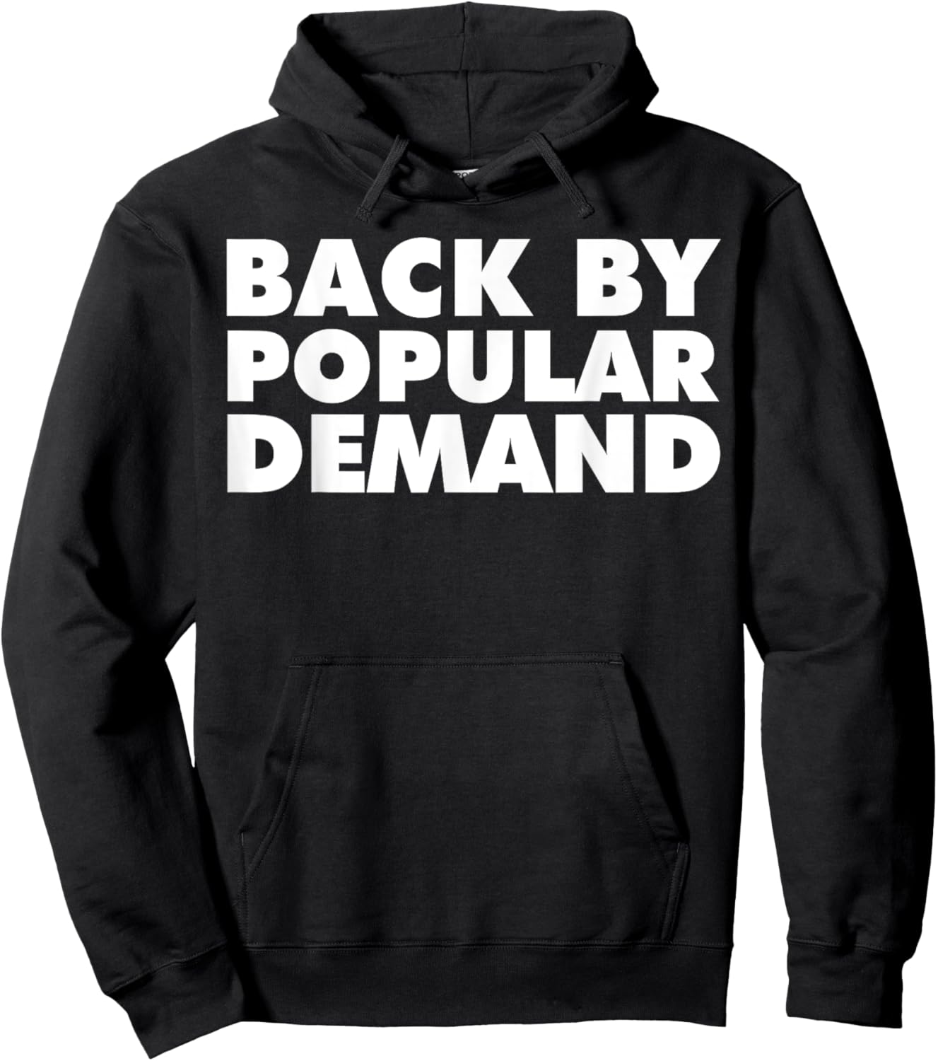 Back by Popular Demand funny back to school Hoodie - Hoodie | Black