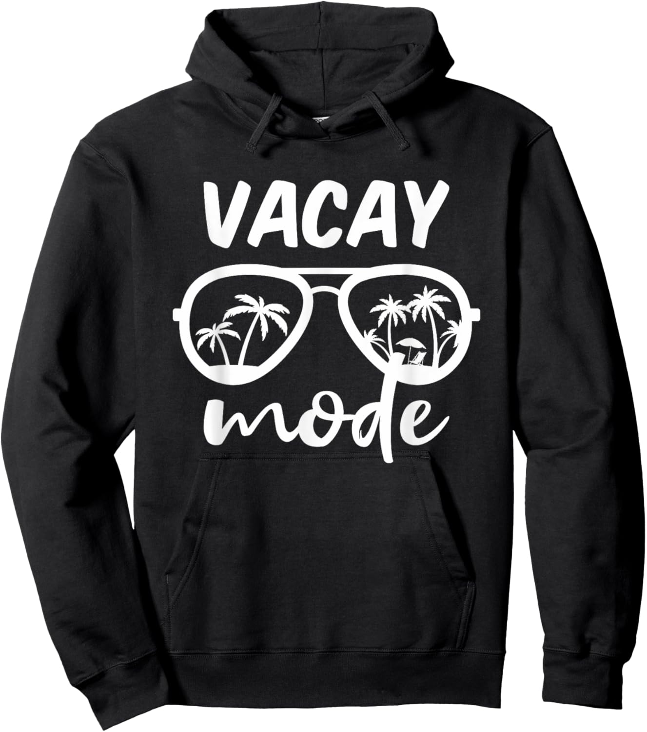 Vacay Mode Cruise Summer Getaway Family Vacation Beach Hoodie - Hoodie | Black