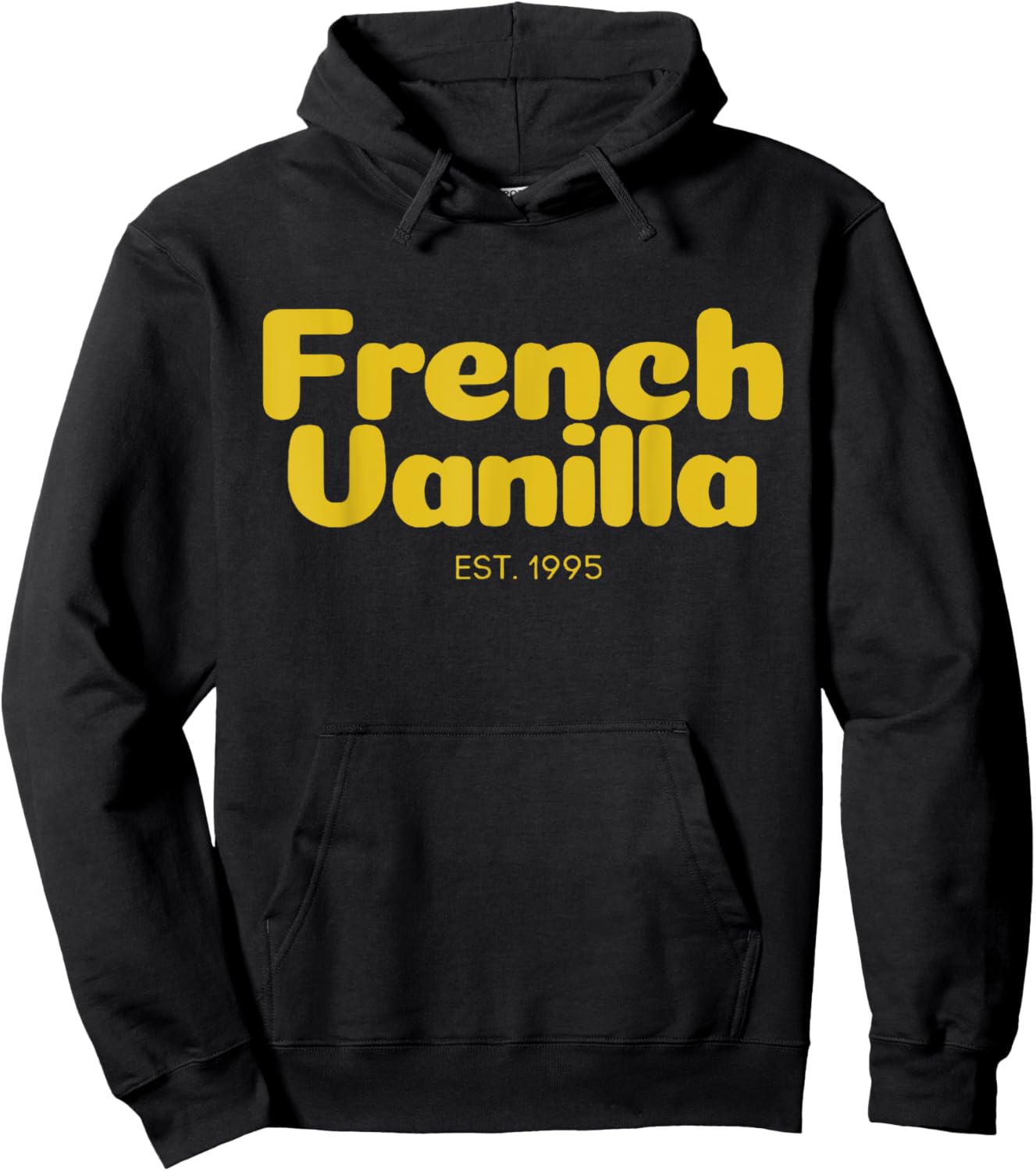 French Vanilla 90's rap Hoodie - Hoodie | Black