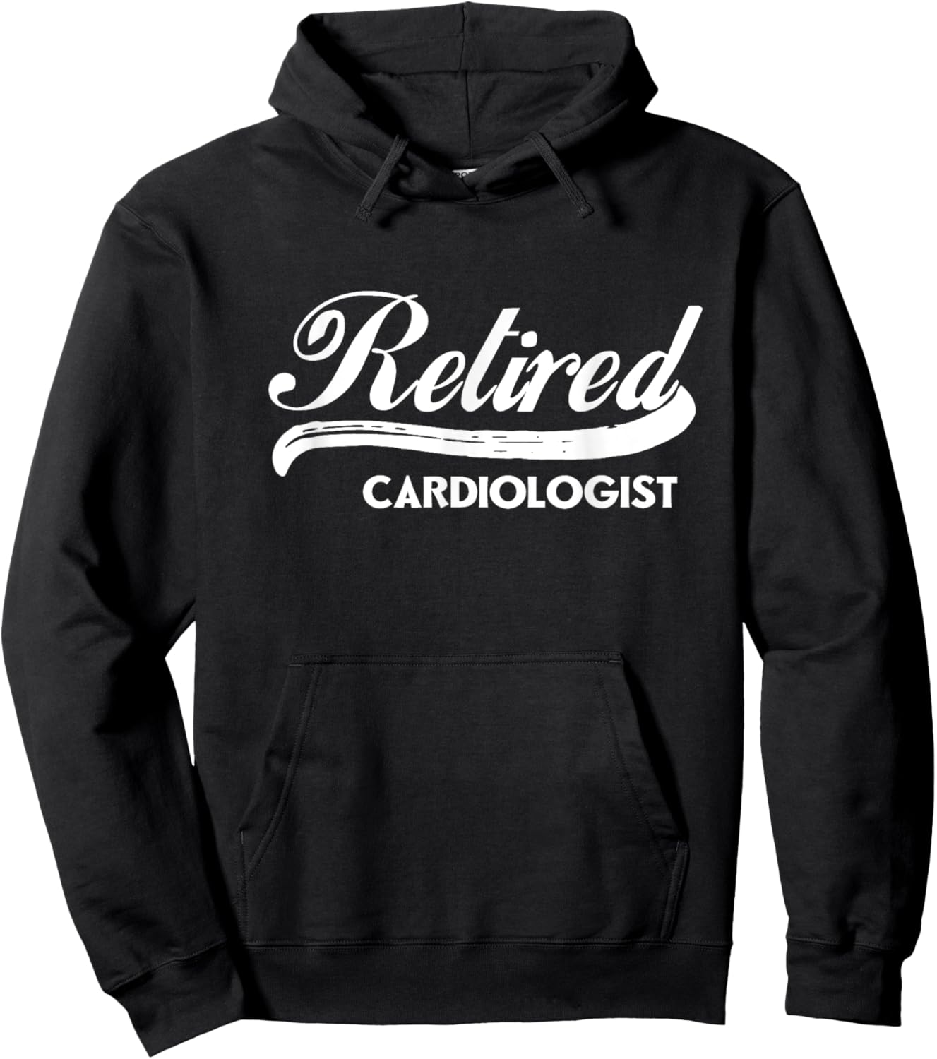 Retired Cardiologist Funny Retirement Party Gift Heart Care Hoodie - Hoodie | Black