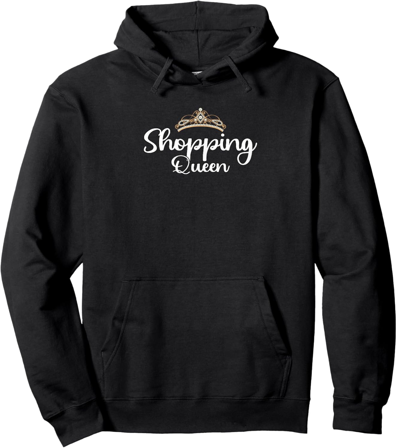 Shopping Queen Girls Teens Hoodie - Hoodie | Black