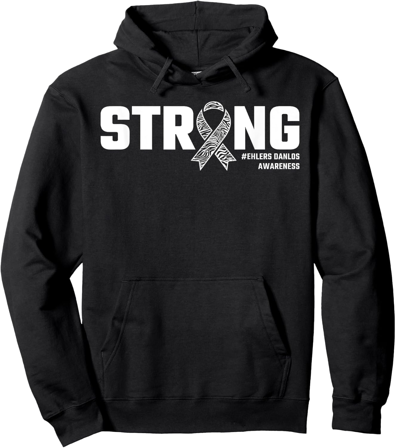 Eds Awareness, Strong, Ehlers Danlos Syndrome Hoodie - Hoodie | Black