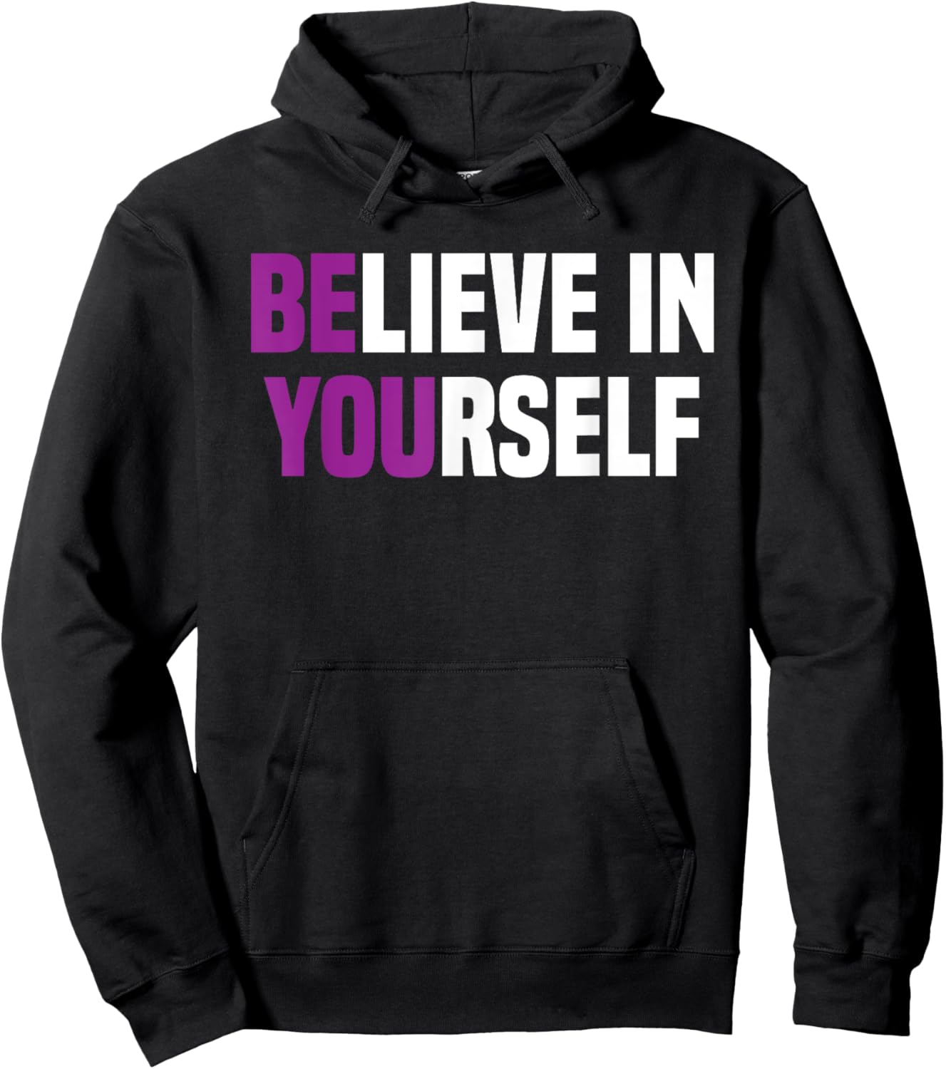 Believe In Yourself Positive Vibes women Hoodie - Hoodie | Black