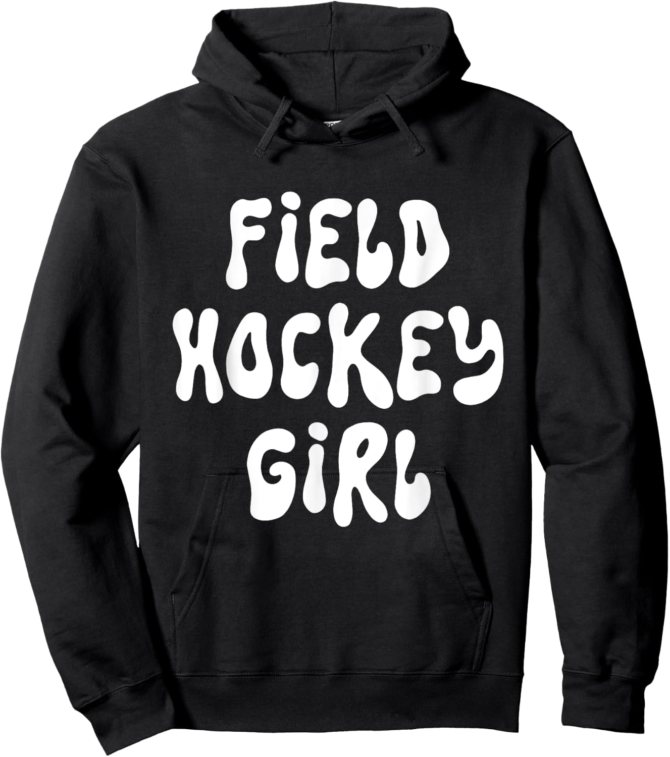 Field Hockey Girl Hoodie - Hoodie | Black