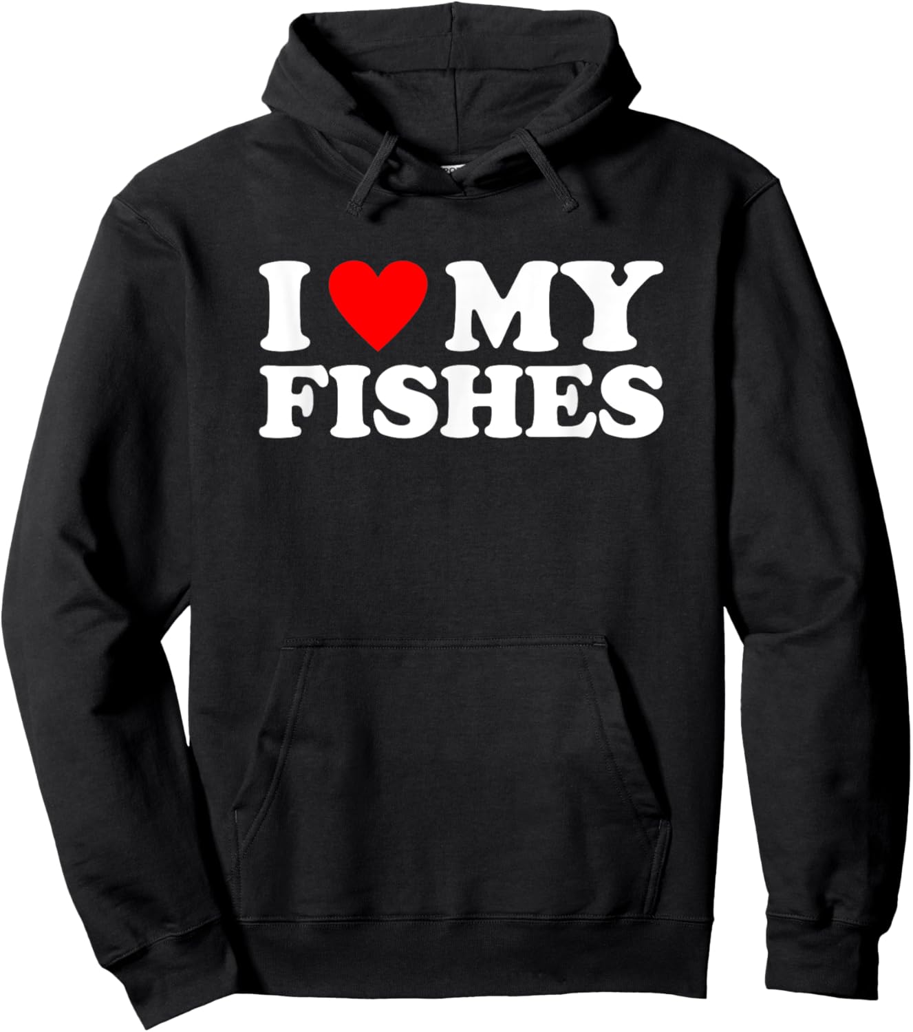 I Love My fishes, I Heart My fishes Hoodie - Hoodie | Black