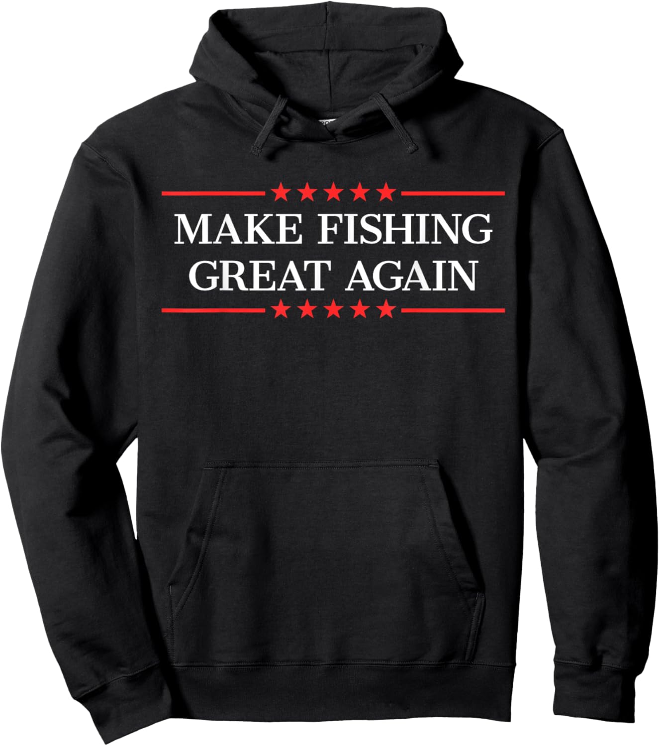 Make Fishing Great Again Hoodie - Hoodie | Black
