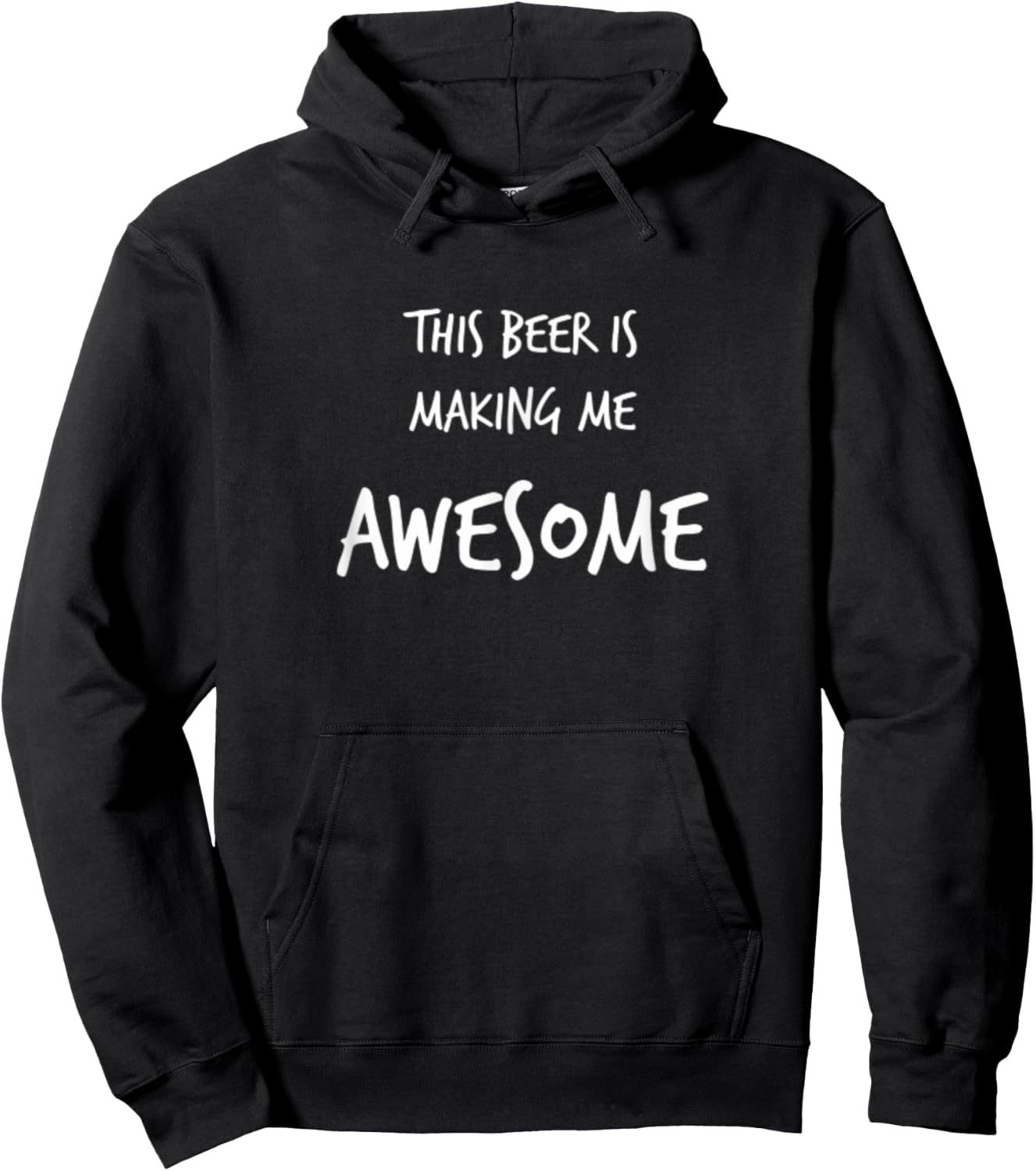 This Beer is Making Me Awesome Hoodie - Hoodie | Black