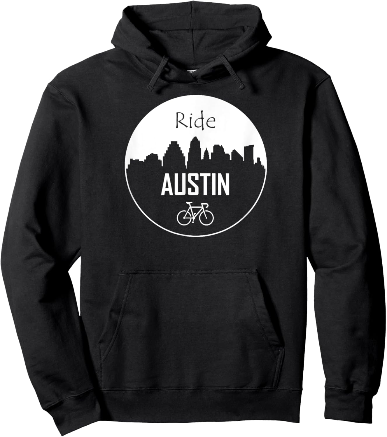 Ride Austin Cycling Hoodie - Hoodie | Black