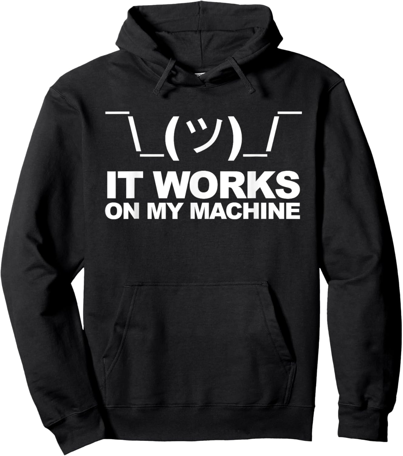 It works on my machine Hoodie - Hoodie | Black