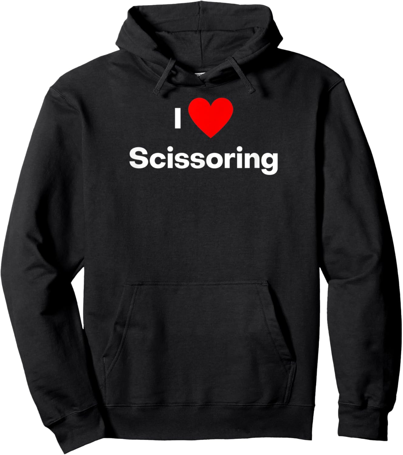 I love scissoring Hoodie - Hoodie | Black