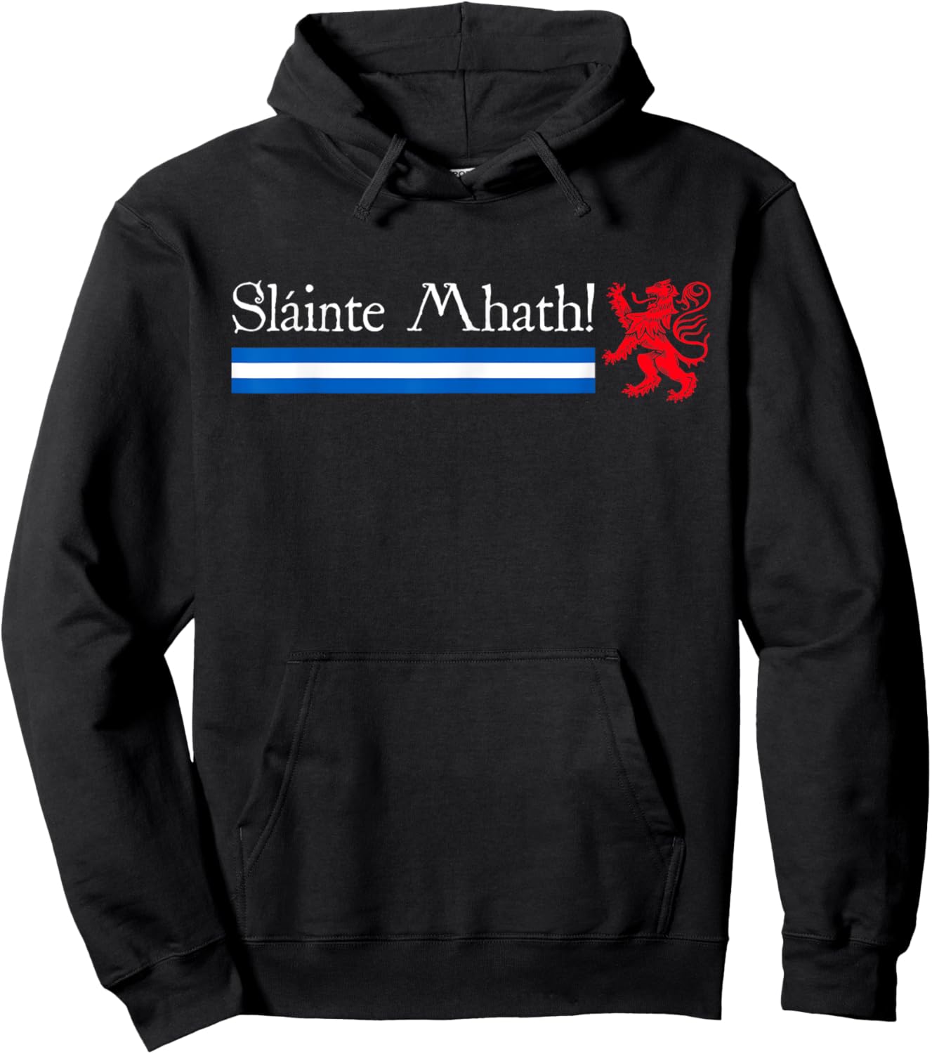 Sláinte Mhath! Scotland Scottish flag funny Scotland Hoodie - Hoodie | Black