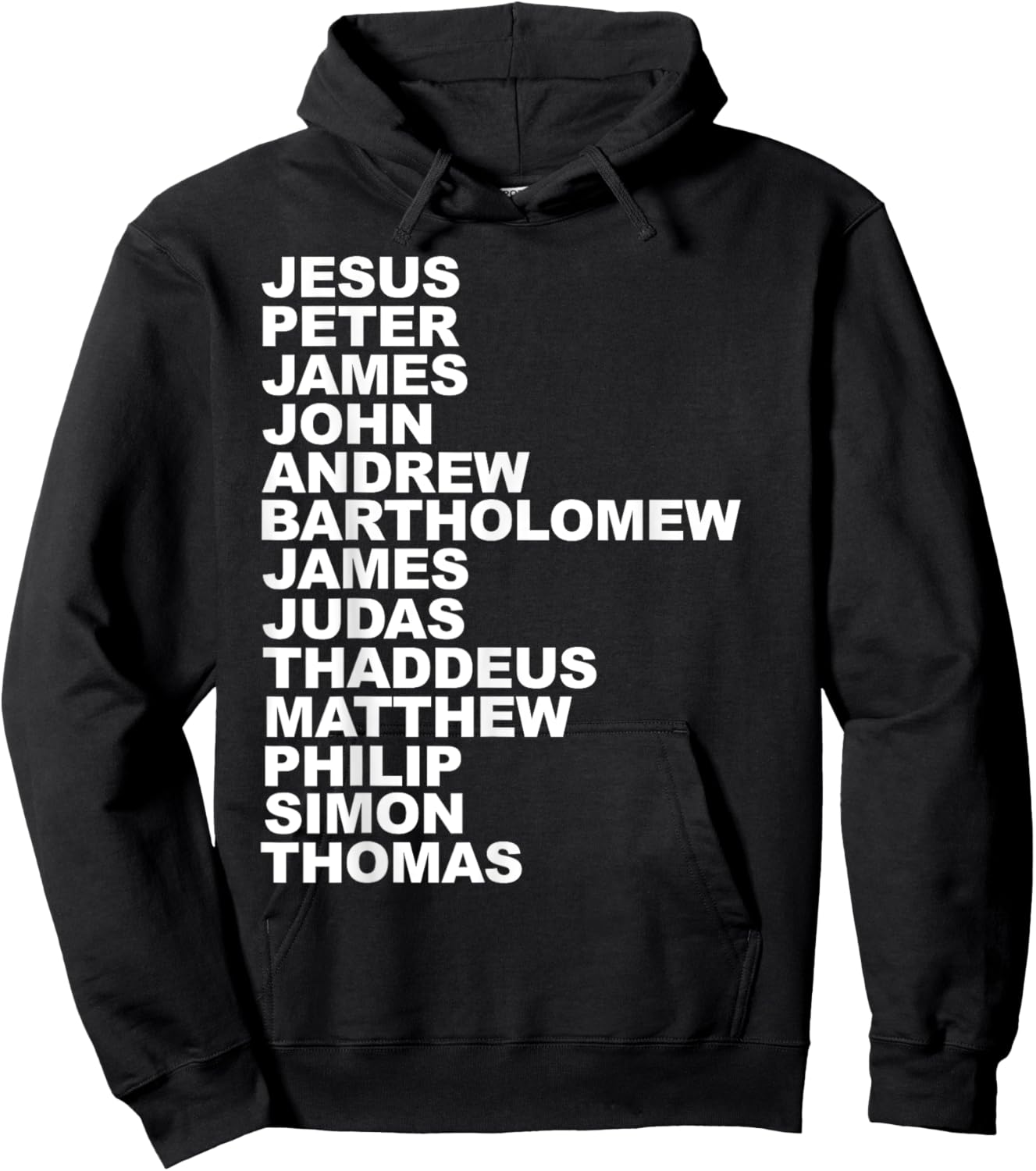 Jesus Apostles Hoodie - Hoodie | Black