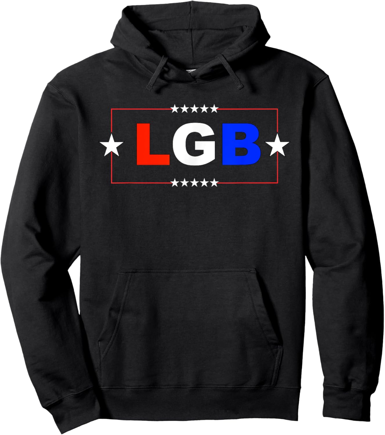 LGB - Let's Go Brandon - American Patriot - Gift-able Hoodie - Hoodie | Black