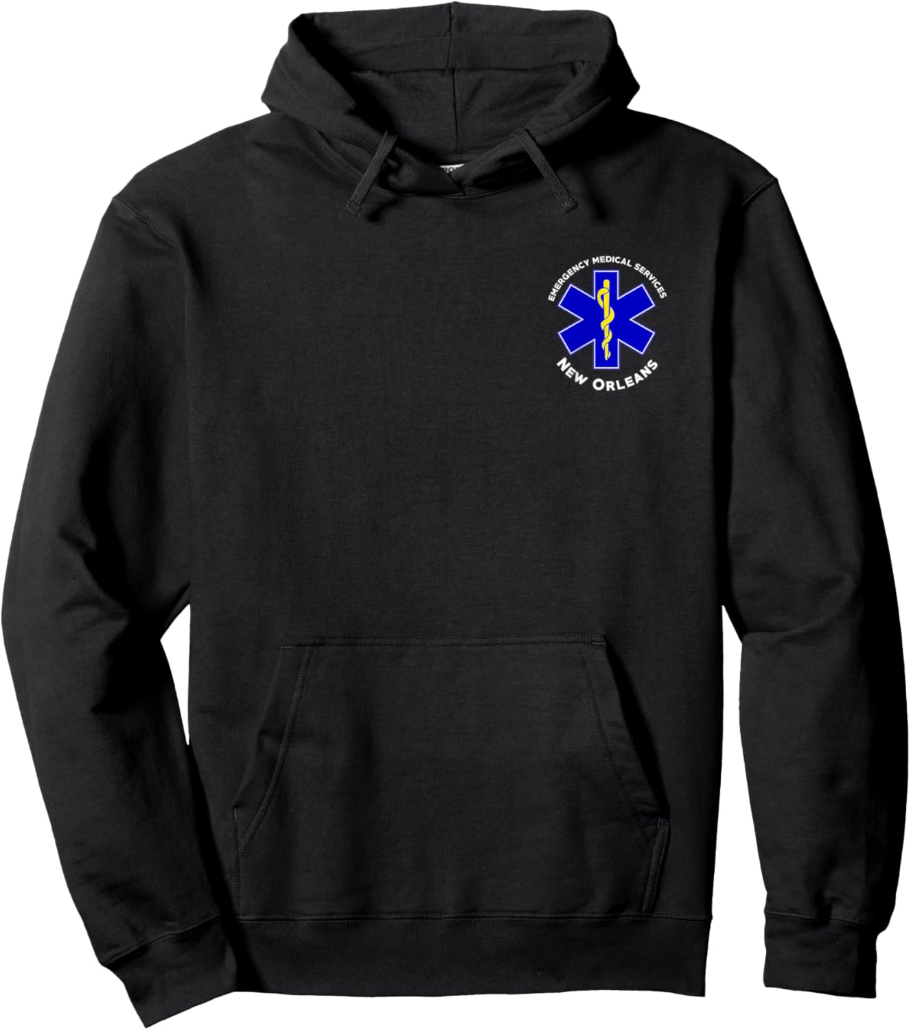 New Orleans Louisiana EMS Emergency Medical Services EMT Hoodie - Hoodie | Black