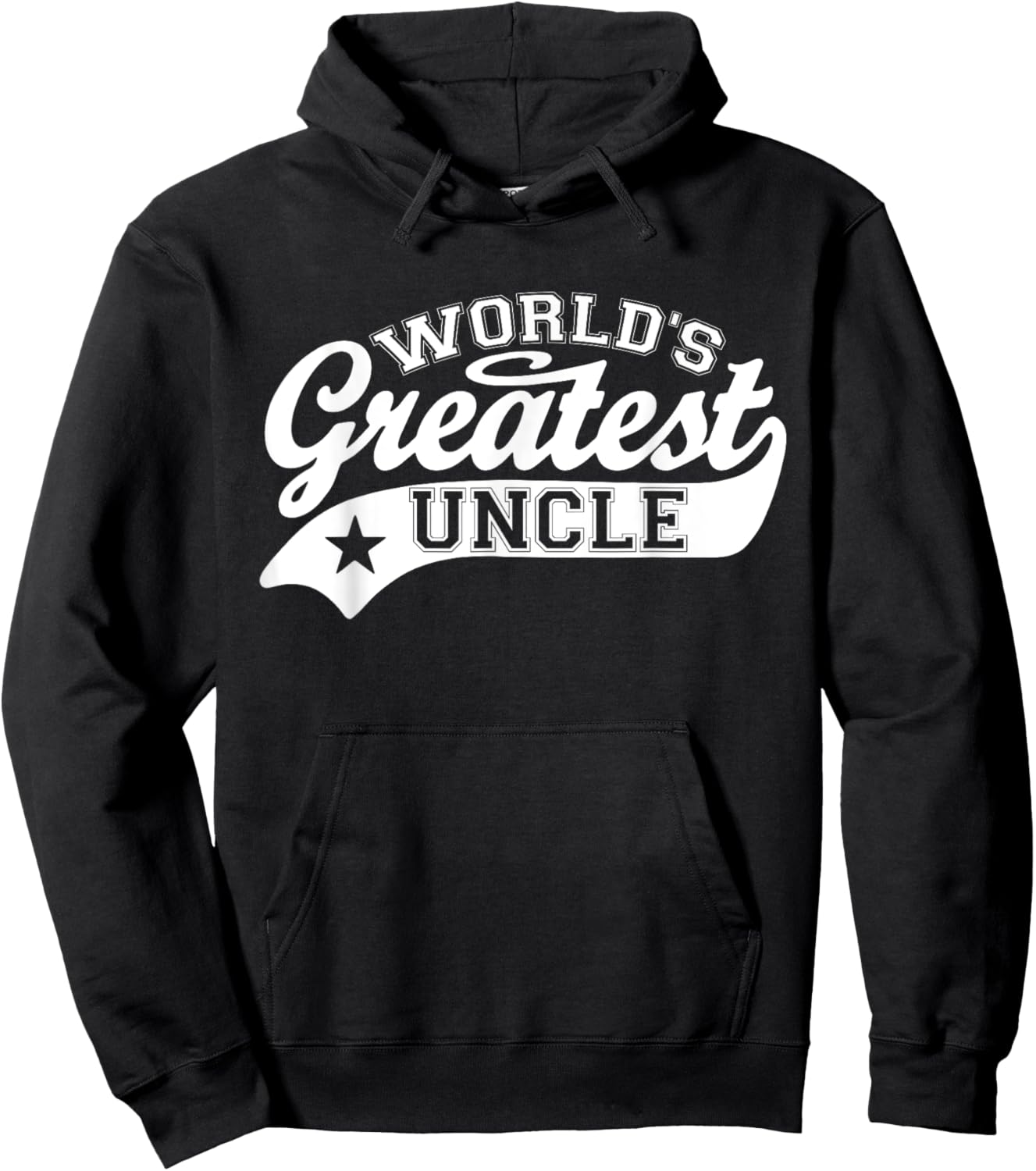 World's Greatest Uncle Shirt Funny Father's Day Hoodie - Hoodie | Black