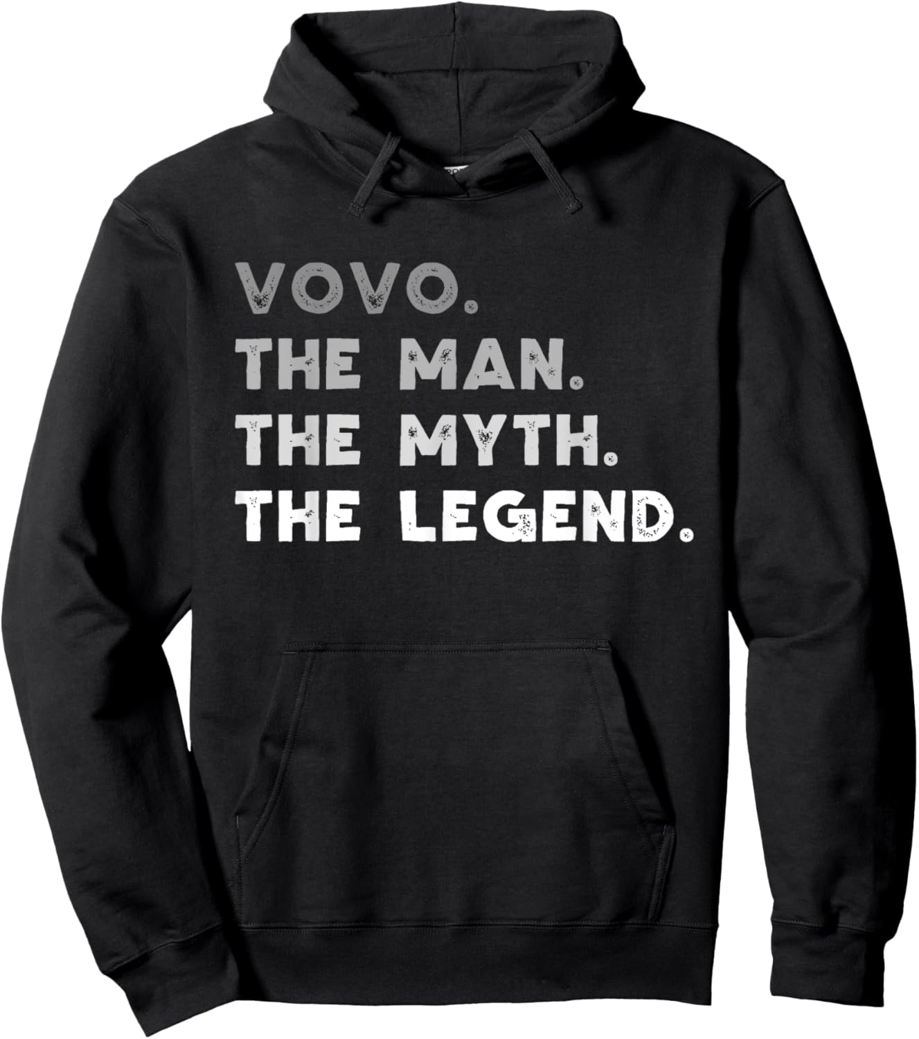 Vovo The Man The Myth The Legend Cool Funny Hoodie - Hoodie | Black
