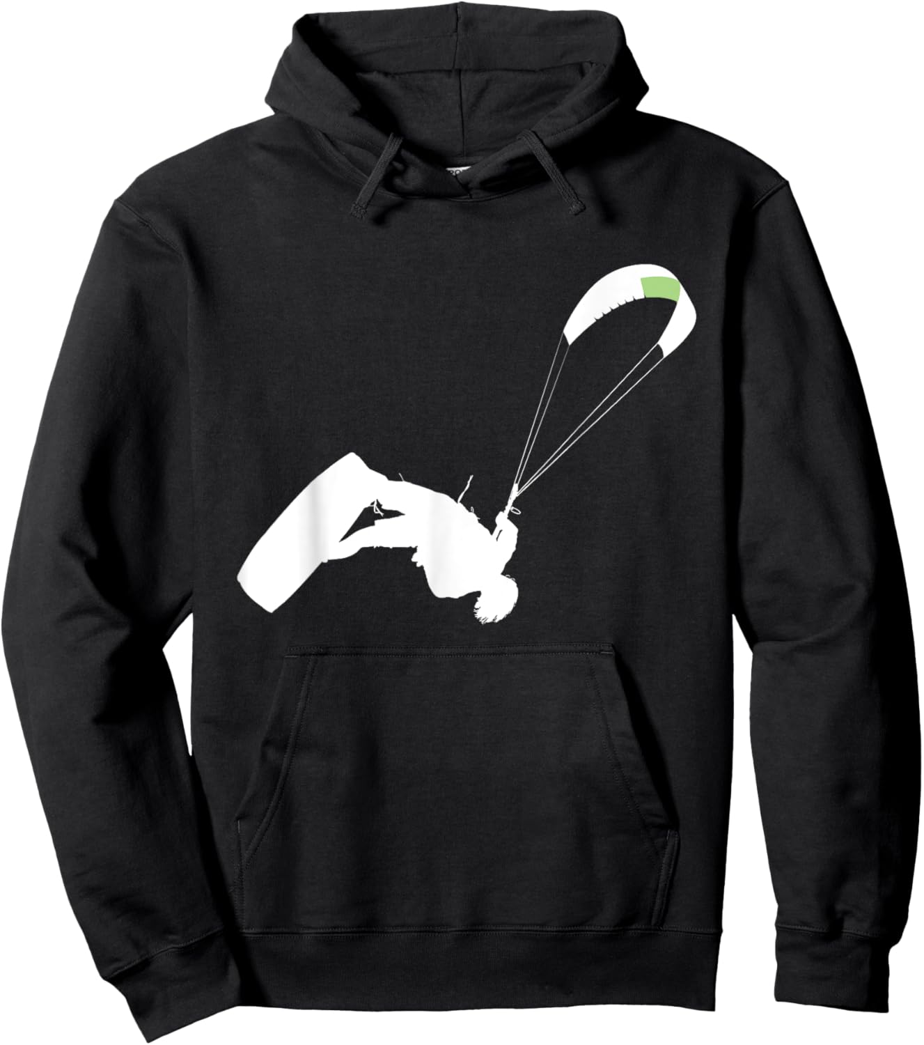 Kiteboarding - Surfing Kiteboarder Surfboarding Kitesurfer Hoodie - Hoodie | Black