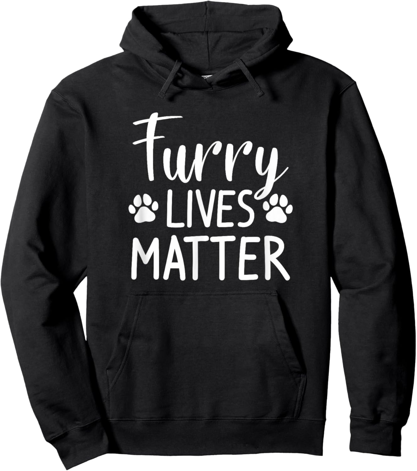 Furry Lives Matter Animal Cat Dog Rescue Women Hoodie - Hoodie | Black