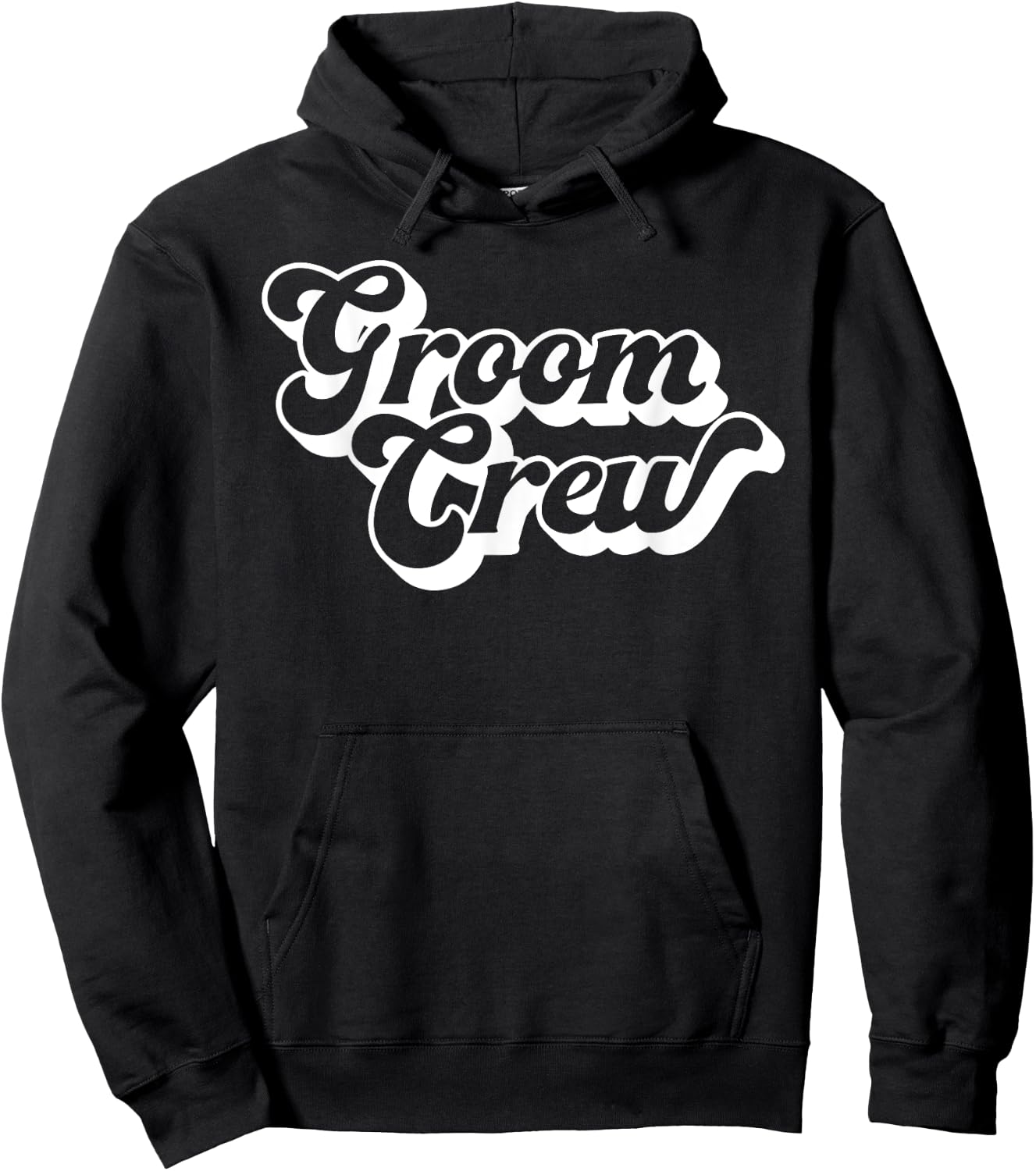 Groom Crew Bachelor Party Men Matching Squad Group Hoodie - Hoodie | Black