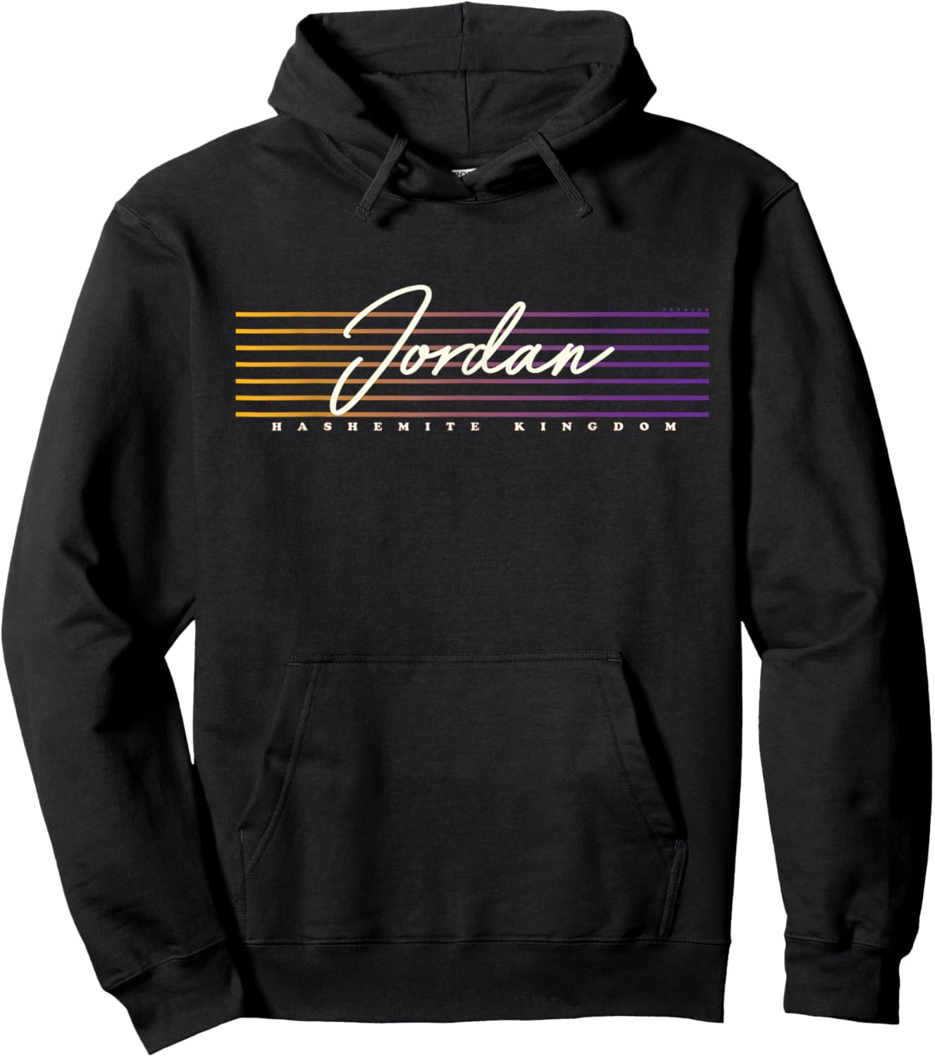 Retro Style Jordan Hoodie - Hoodie | Black