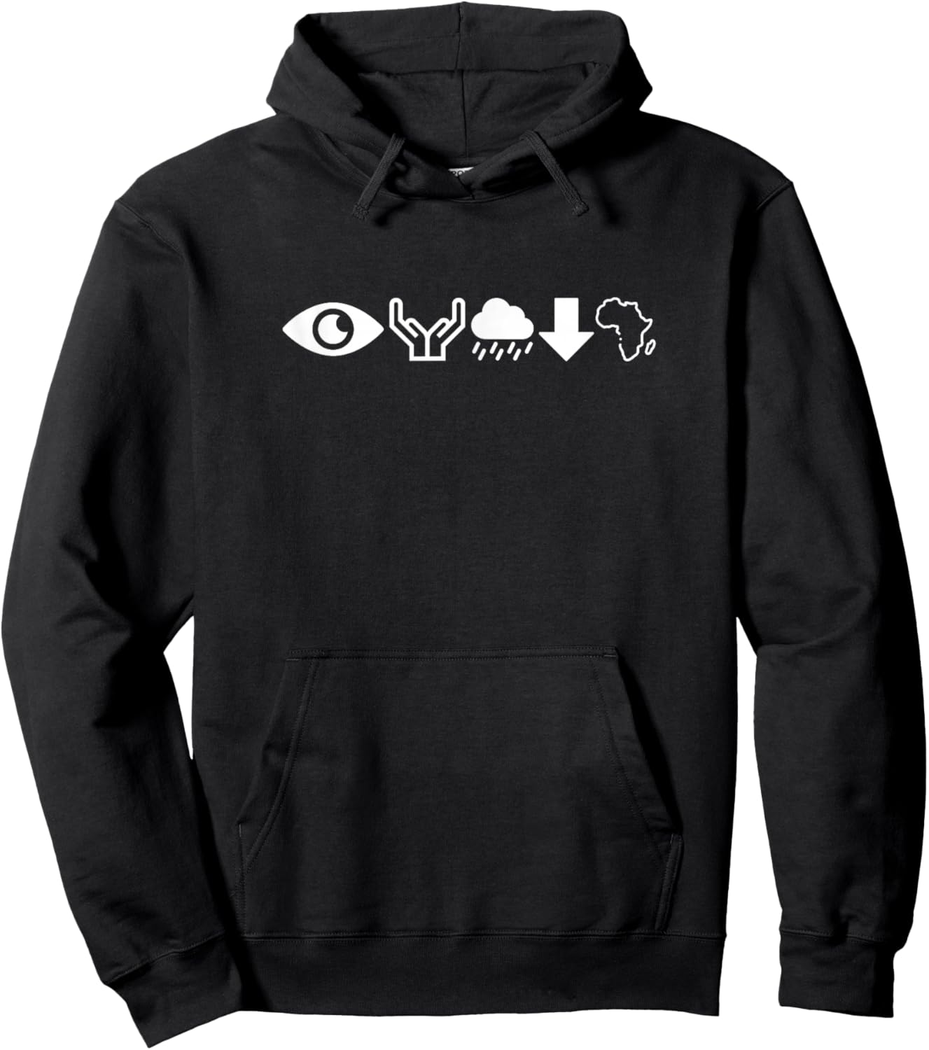 I Bless The Rain Down In Africa African Hoodie - Hoodie | Black