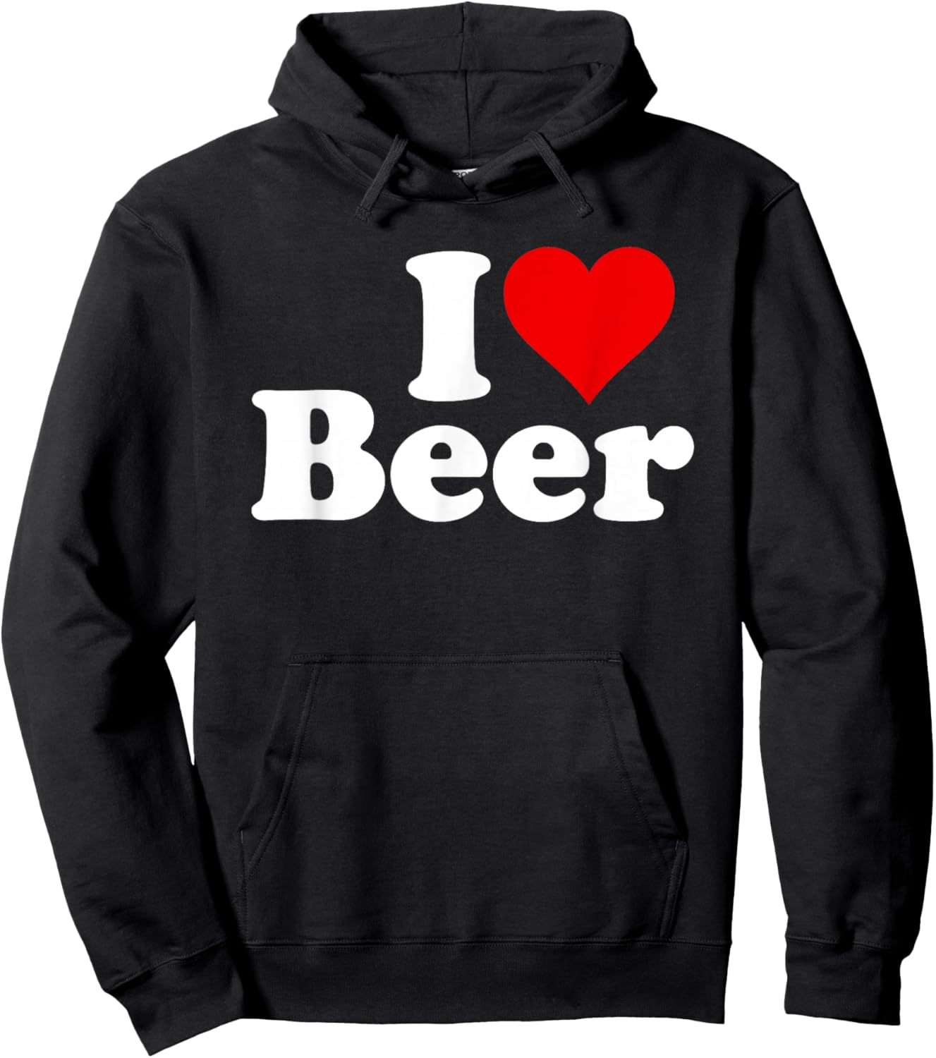 I Love Beer I Heart Beer Hoodie - Hoodie | Black