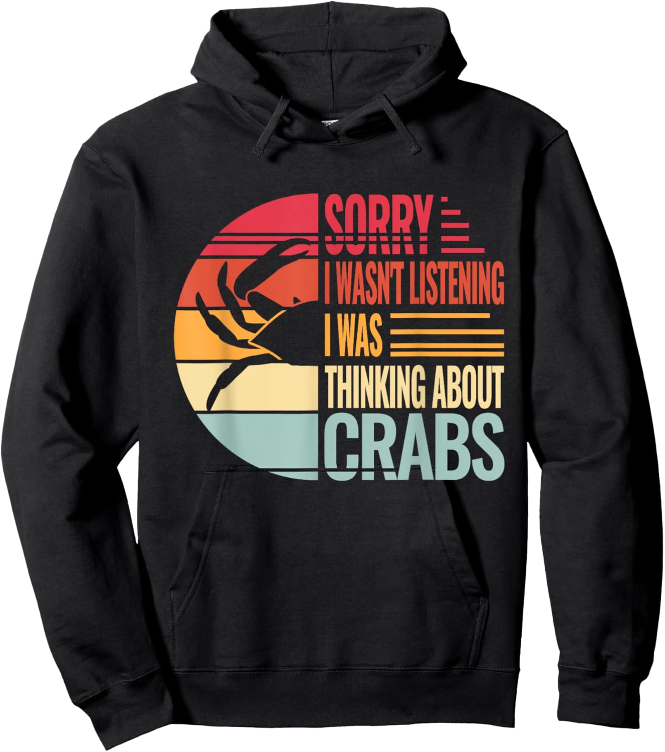 Crab Crabmeat Seafood Crabbing Crabs Crabby Hoodie - Hoodie | Black
