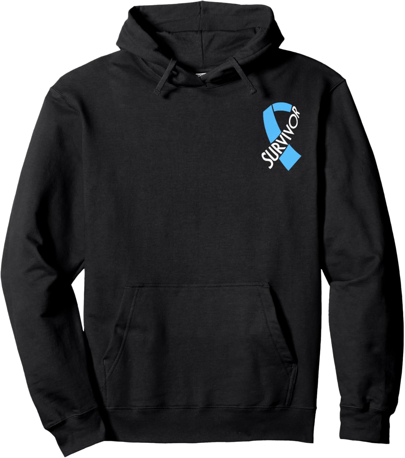 Prostate Cancer Awareness Month Prostate Cancer Ribbon - Black, Small, Classic Fit, Short Sleeve Hoodie - Hoodie | Black