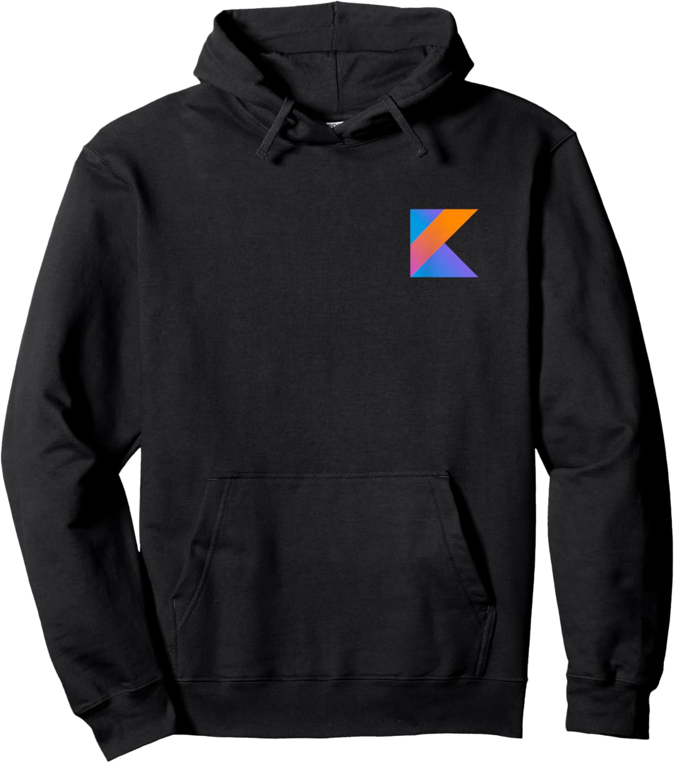 Kotlin Programming Logo for Programmers Hoodie - Hoodie | Black
