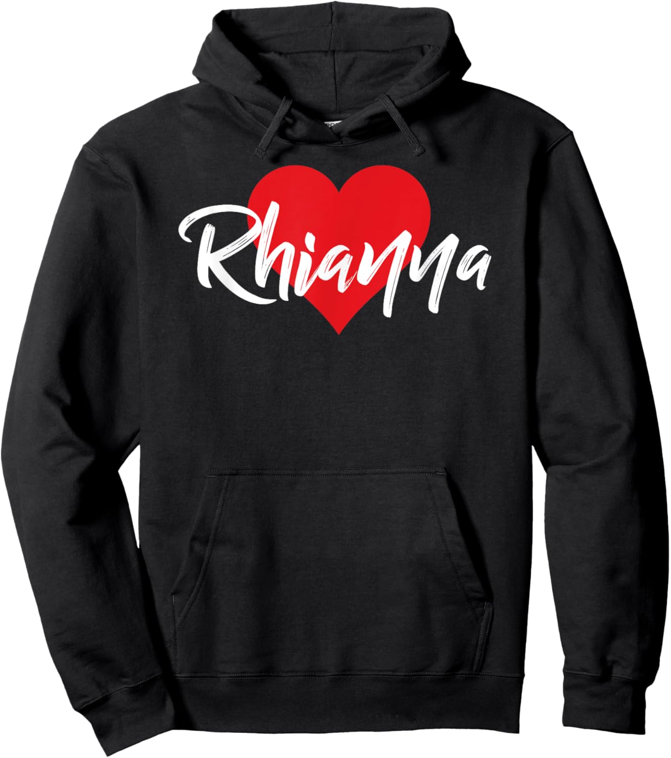I Love Rhianna First Name I Heart Named Hoodie - Hoodie | Black