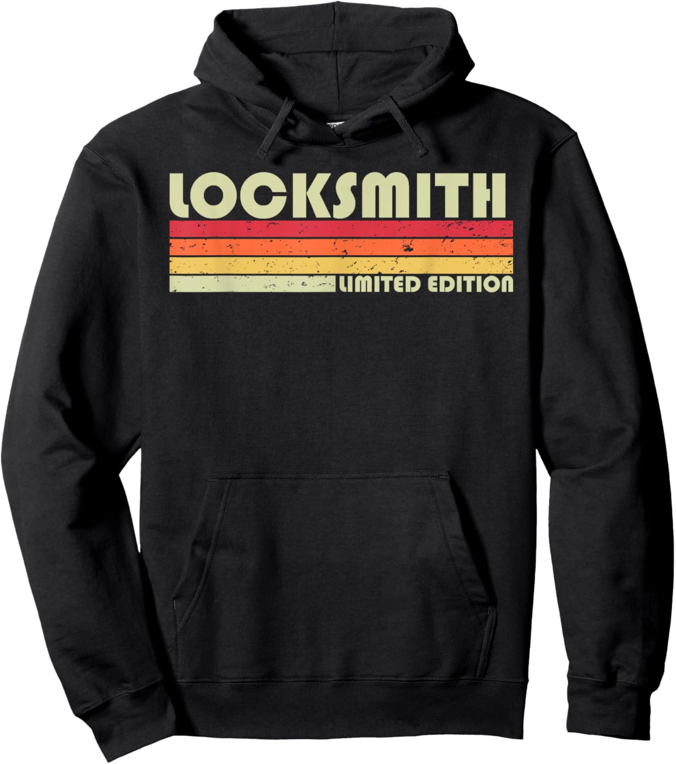 LOCKSMITH Funny Job Title Profession Birthday Worker Idea Hoodie - Hoodie | Black
